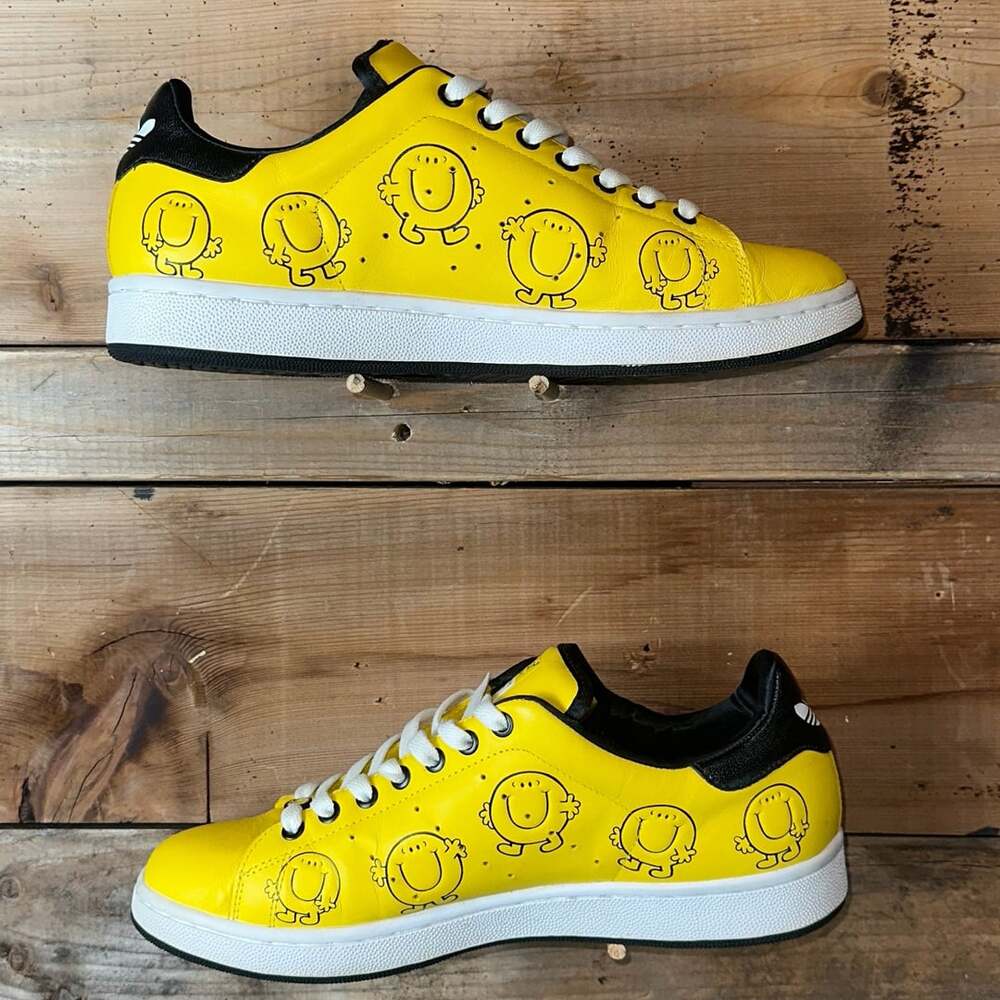 Adidas Stan Smith II Y4 Mr. Happy Size 11 Yellow Sneakers